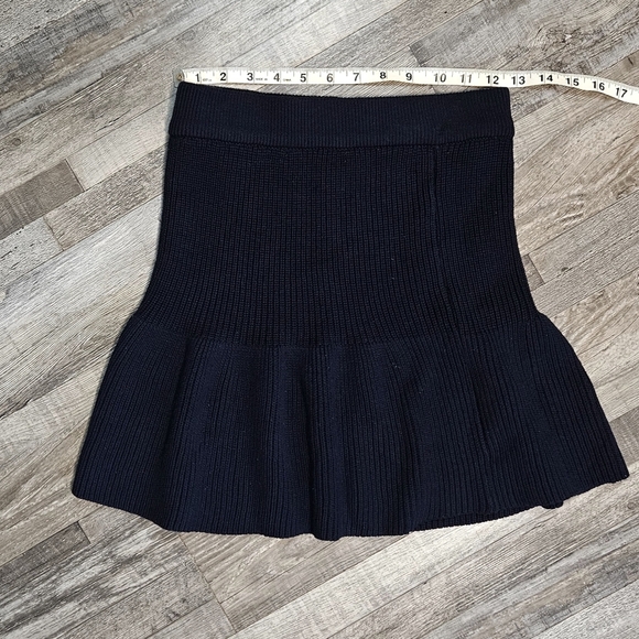 🩷ZARA Dark Blue Knit Skirt Size S💜 - Picture 5 of 5